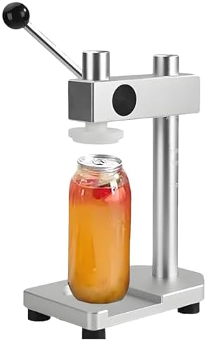 Can Sealer Machine, Manual Tin Can Sealer Tool for 250-700ml Jars, Drink Can Seamer for Home Use, Easy to Operate, Perfect for Beverage Cans
