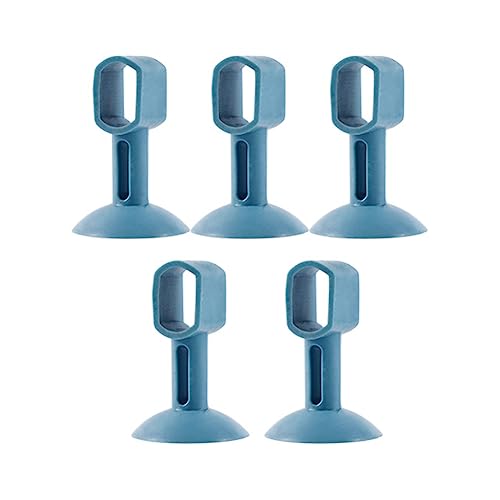 XIZONLIN Silicone Door Stoppers 5Pcs Door Knob Bumper Anti Collision Door Handle Crash Pad Wall Protector for Bedroom Bathroom Kitchen Home