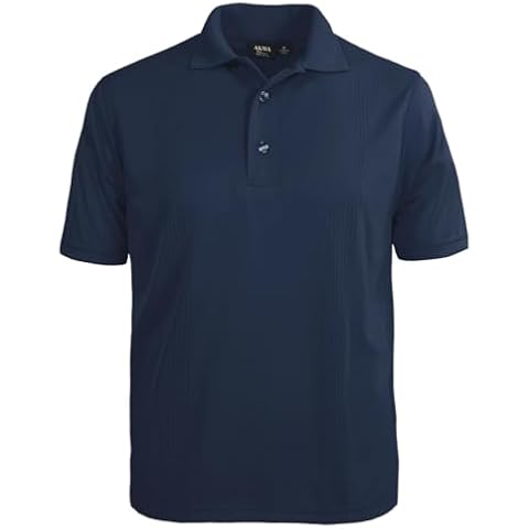 Akwa Men's Body Mapping Polo Made in USA Navy Cover