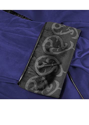 Sangdut Men’s Medieval Steampunk Tailcoat Jacket, Male Victorian Renaissance Gothic Retro Vintage Embroidery Coat Halloween Party Cosplay Pirate Vampire Gentleman Costumes for Adult (Royal Blue, XXL) steampunk buy now online Sangdut Men’s Medieval Steampunk Tailcoat Jacket, Male Victorian Renaissance Gothic Retro Vintage Embroidery Coat Halloween Party Cosplay Pirate Vampire Gentleman Costumes for Adult (Royal Blue, XXL) steampunk buy now online