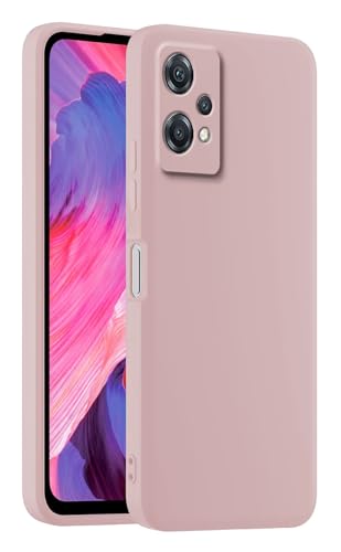 HULLIN Funda de Silicona Colorida para Teléfono, Adecuada para OnePlus Nord CE 2 Lite 5G (6.59') - Polvo de Arena