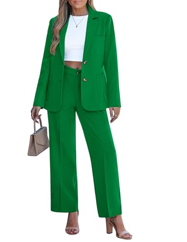 luvamia Long Sleeve Pant Suit for Womens Sets 2 Piece Outfits Fall Job Interview Outfits for Women...