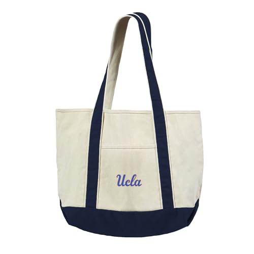 Northwest UCLA Bruins NCAA Canvas Tote with Colored Strap