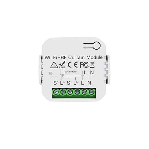 AYJYZHIAG Tuya WiFi Interruptor de Cortina Inteligente Controladores persianas enrollables Motor persiana Smart Life aplicación remota Control Alexa Home con Voz(Blinds Module)