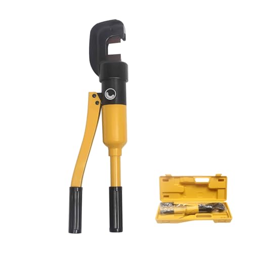 AGULIUM Hydraulic Rebar Cutter Bolt Cutters Heavy Duty 4mm-16mm 8T Hydraulic Rebar Cutter with Box & Hex Key Handheld Rebar Cutter Steel Bolt Chain Cutting Tool