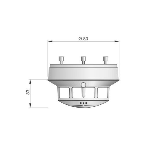 Termoschalter TDS 247 interruptor térmico Hekatron de alta sensibilidad 2