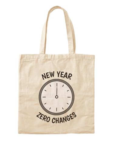 Sac fourre-tout sarcastique Horloge de minuit, le cadeau de Nouvel An idéal
