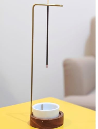 Incens&aacute;rio Vertical Invertido Redondo Luxo Porcelana ao Contrario 1 Caixa de Incensos Surpresa