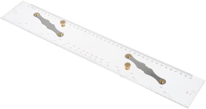 Navigation Parallel Ruler Measurement Tool High Accuracy Clear Scale Rolling Ruler Marine Parallel Ruler for Boat Artists School