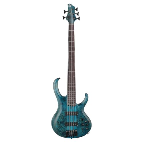 Ibanez BTB945 Standard 5-String Bass Guitar, Rosewood Fingerboard, Cosmic Blue
