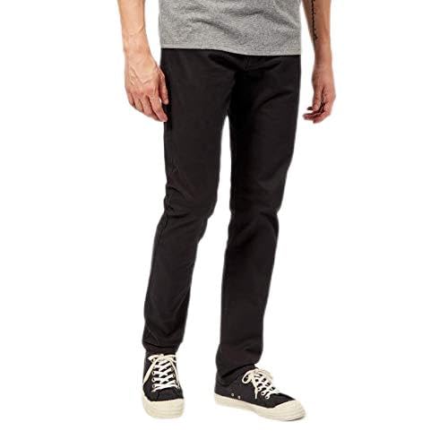 Colore: nero I jeans sono disponibili in colore nero, che si adattano a molti outfit ed è elegante senza tempo
