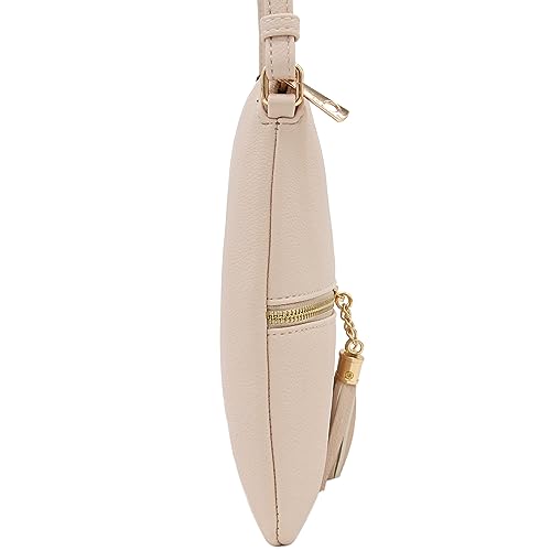 Image of Lightweight Medium Crossbody Bag with Tassel