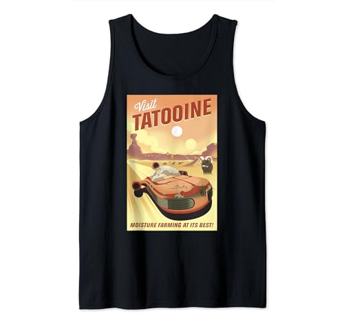 Débardeur Star Wars Tatooine aux finitions soignées et design graphique haut de gamme