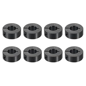 QUARKZMAN 8 Stück Klemmringe mit Klemmverschluss