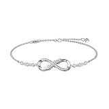 OCJ Daughter Bracelet 925 Sterling Silver Infinity Bracelets for Daughter Dainty Infinity Symbol Jew