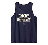 Emory Eagles Laurels Navy Officially Licensed Tank Top