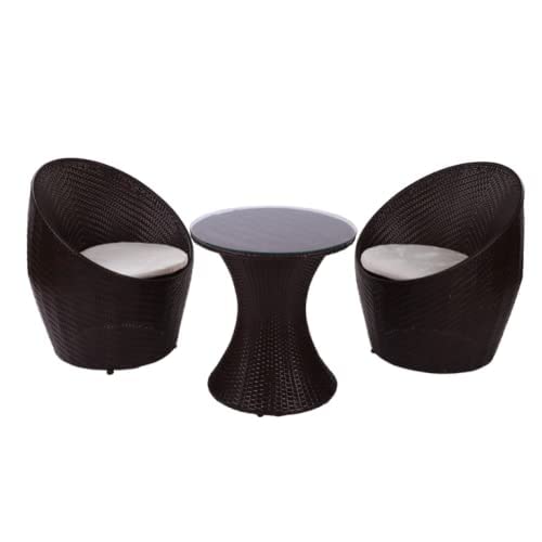 Jiomee Furniture™ Apple Patio Wicker Chair Garden Patio Seating Chair