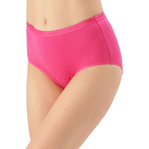 Image of Amante Solid Cotton Full Brief Panty Pack(Pack of 3)