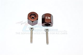 Axial Yeti Jr. Score Trophy Truck (AX90052) / Yeti Jr. Maverick (AXI90069) Upgrade Parts Aluminum Rear Hex Adapters - 4Pcs Set Brown