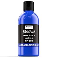 Nicpro Permanent Fabric Paint White & Black