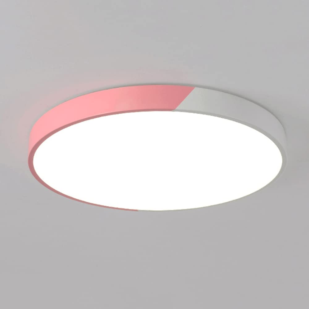Plafonnier LED minimaliste ultra-mince à intensité variable pour éclairage moderne