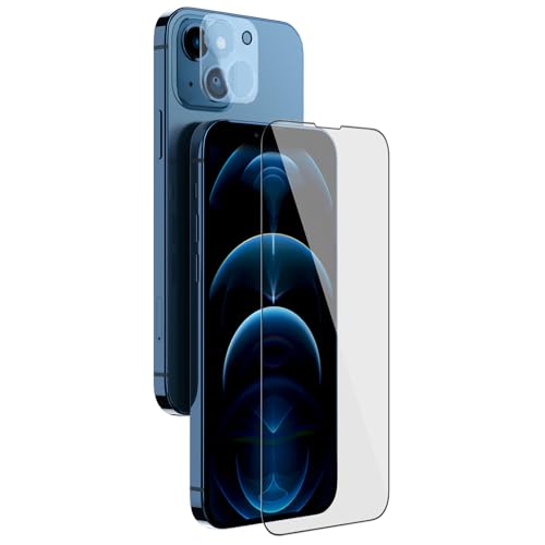 Nillkin Tempered Glass for Apple iPhone 13 / iPhone 14 (6.1" Inch) 2 in 1 Full Glass Covers Screen Shatterproof + Camera 360 Protective Film Black Color (B09LZ8MYFP) Amazon Price History, Amazon Price Tracker