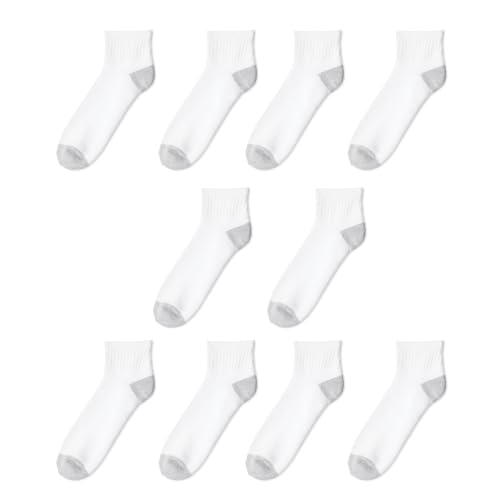 Amazon Essentials Men's 10-Pack Cotton Half...