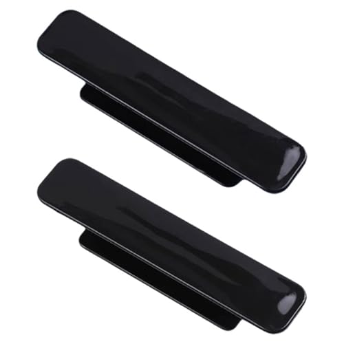 JISADER 2 piezas de cajón de gabinete, tire de la manija, Negro