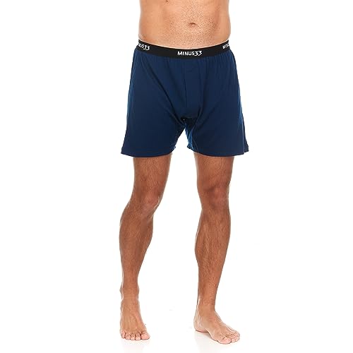 Men's Micro Weight Woolverino Boxer Shorts 84% Merino Wool, 12% Nylon, 4% Spandex4