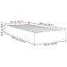 vidaXL Ottoman-Bett ohne Matratze Cappuccino-Braun 90x200cm Kunstleder, Bettrahmen, Bettgestell mit Stauraum, Polsterbett, Bettgestell