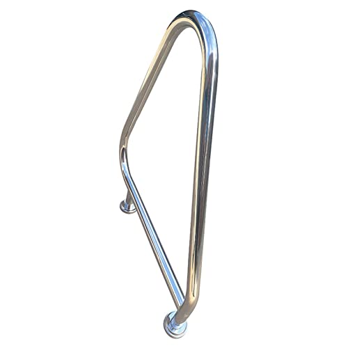 Barandal para piscina de acero inoxidable 90x81 cm miniatura 1
