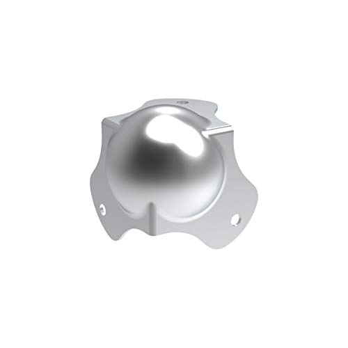 Image of Penn Elcom Flight Case Medium Ball Corner (Set of 4) Top /Male | Zinc Finish | DJ /Audio /Sound Box (6.57 * 6.57 * 6.57 cm) Round Angle Edge | Case Protection with 3 Holes | Easy to Fit