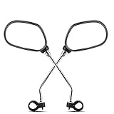 Multi-Usage & Universal: Der Lenker-Rückspiegel eignet sich für das meiste Fahrrad und kann auf beiden Seiten montiert werden, z. B. E-Bike, MTB, Elektroroller, Motorrad, Rennrad usw.