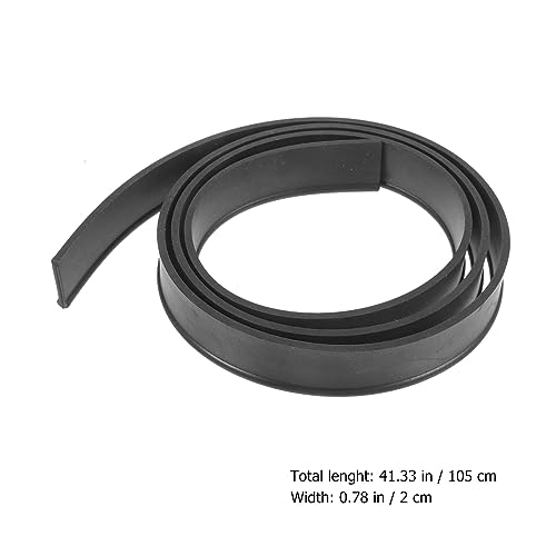 Image of 41.33 Inch Rubber Squeegee Replacement Strip for Window and Glass Squeegees Wear Resistant Professional Squeegee Refill for Shower Doors and Windshields Easy to Cut and Install