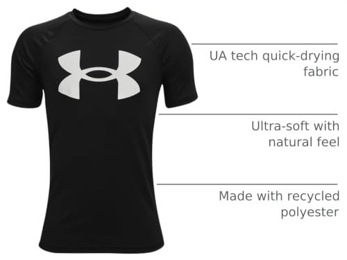 Image of Under Armour Boys' Tech Hybrid Printed Fill Short-Sleeve T-Shirt