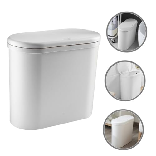 Caneca de basura reutilizable compacta con tapa miniatura 6