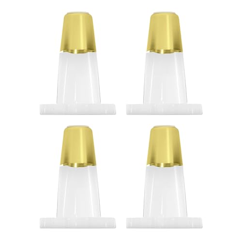 BinZyronic アクリル製家具脚 4個セット 12cm クリア ? ソファー・チェア・キャビネット用交換脚 滑り止め付き (8CM)