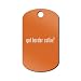 Got Border Collie Engraved Keychain/GI Tag Mister Petlife #2 Sheep Dog Orange