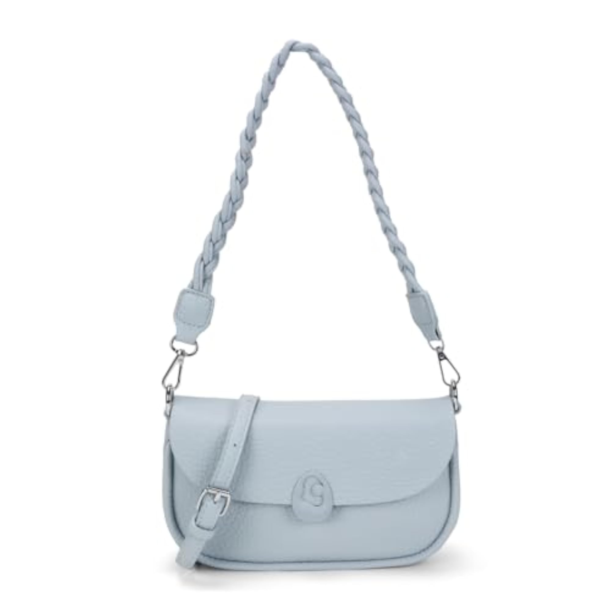Women's Faux Leather Sling Bag, Adjustable Handle
