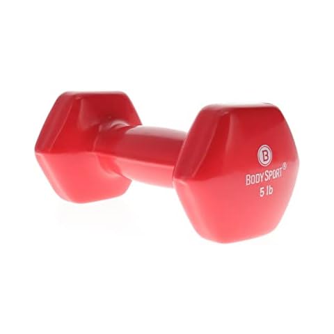 Body Sport Vinyl Coated Dumbbell 5lb Cover