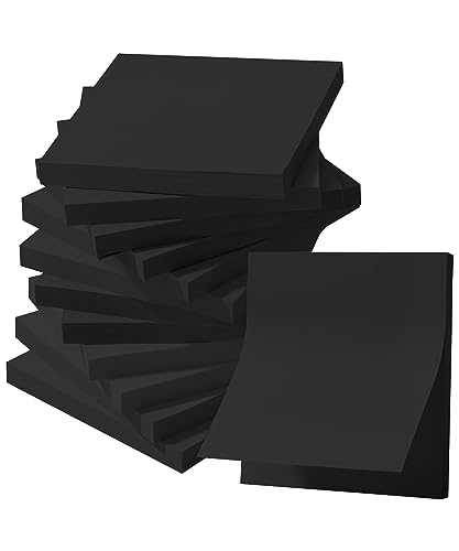 Notes adhésives de 7,6 x 7,6 cm | Fini les feuilles qui se décollent avec ce bloc adhésif Mr. Pen