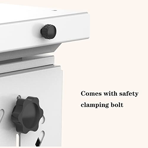 Soporte Ajustable de Metal para CPU, Soporte Colgante Bajo Escritorio para Torre de CPU con Giro de 180°, Soporte Resistente para CPU de Computadora miniatura 3