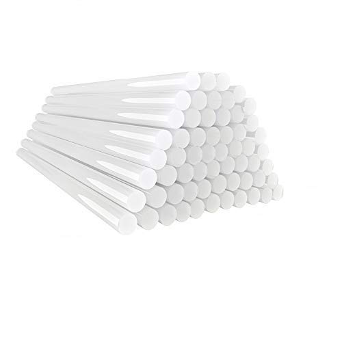 E·Durable Craft Glue Gun Sticks Mini Full Size 7.9''/200mm in Length 0.27''/7mm in Dia Hot Glue Sticks for Most Glue Gun - Pack of 60Pcs