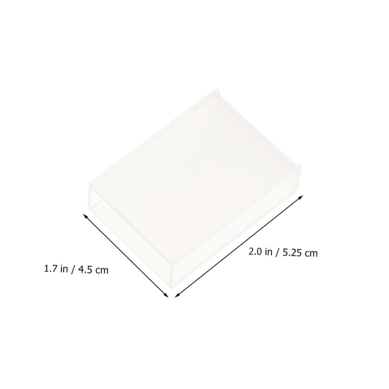 SOLUSTRE 5pezzi Laboratorio Cuvette Da Alta Trasparenza Per Spettrofotometria Compatibile Con Strumenti Di Analisi Per Settori Chimico e Farmaceutico