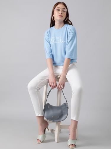 Image of KOTTY Quirky Printed T-Shirt for Women | Fun & Playful | Casual Chillwear