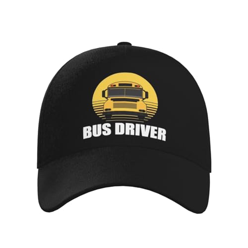 Bus Driver School Bus Baseball Hats for Men and Women - Classic Adjustable Hats2