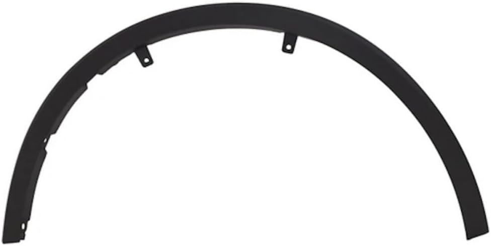 For Toyota C-HR 2018 19 20 21 2022 Wheel Arch Trim Passenger Side | Front | PP Plastic And Rubber | Textured Black | Replacement For TO1291115