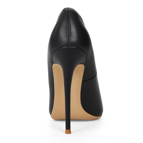 Image of Elisabet Tang Women Pumps, Pointed Toe High Heel 4.7 inch /12cm Party Stiletto Heels Shoes Matte