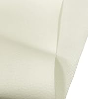 A-Express Premium Gekörnt Wasserdicht Kunstleder Gekörnt Lederimitat Texturiert Lederstoff Meterware - 50cm x 140cm (Perlencreme) – Ansicht 4