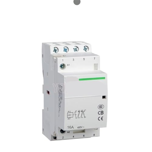 Contacteur AC modulaire 4P 16A 220V Rail DIN 35mm pour tableau électrique domestique
